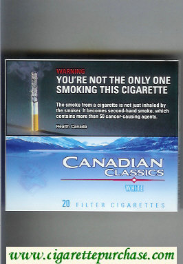 Canadian Classics White cigarettes extra light